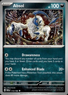 Absol 113/182 Paradox Rift Ungraded