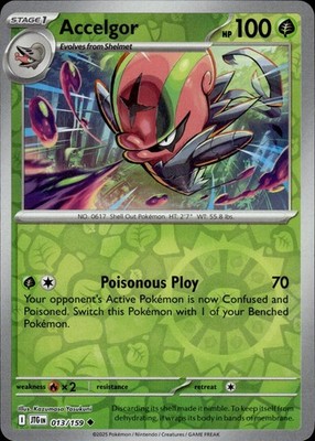 Accelgor 013/159 Journey Together Ungraded