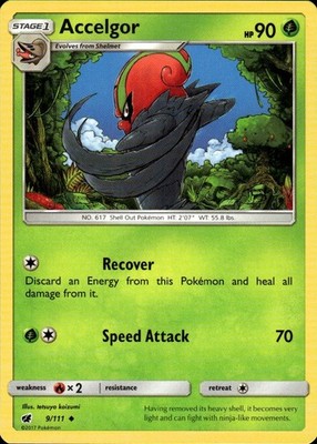 Accelgor 9/111 Crimson Invasion Ungraded