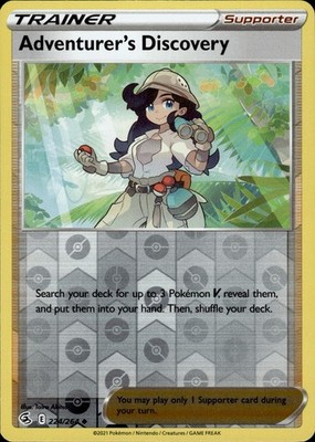 Adventurer's Discovery 224/264 Fusion Strike Ungraded