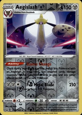 Aegislash 107/163 Battle Styles Ungraded