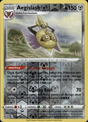 Aegislash 108/163 Battle Styles Ungraded