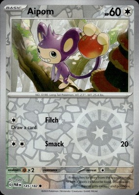 Aipom 145/182 Paradox Rift Ungraded