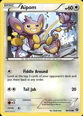 Aipom 90/114 Steam Siege Ungraded