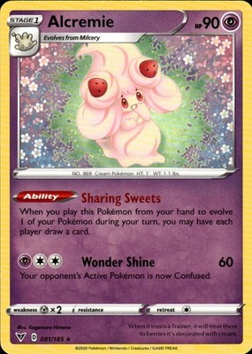Alcremie 081/185 Vivid Voltage Ungraded
