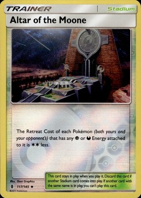 Altar of the Moone 117/145 Guardians Rising Ungraded
