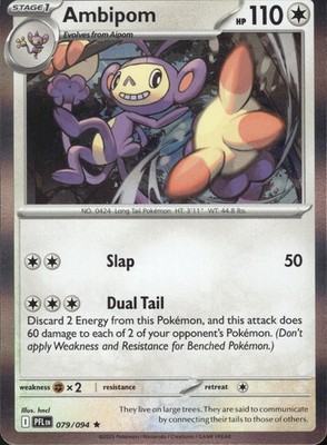 Ambipom 079/094 Phantasmal Flames Ungraded