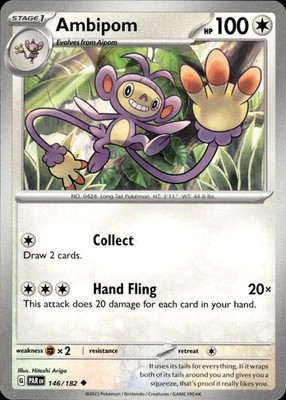Ambipom 146/182 Paradox Rift Ungraded