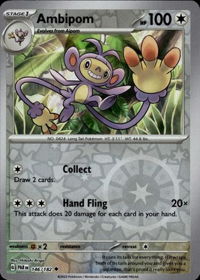 Ambipom 146/182 Paradox Rift Ungraded