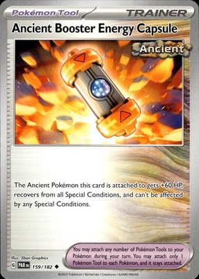 Ancient Booster Energy Capsule 159/182 Paradox Rift Ungraded