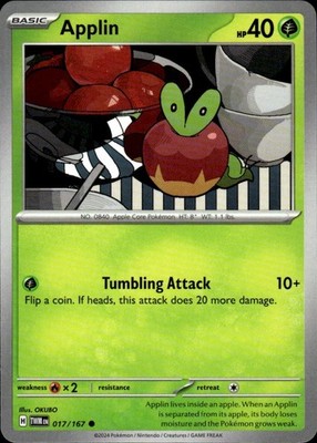 Applin 017/167 Twilight Masquerade Ungraded