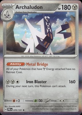 Archaludon 070/131 Prismatic Evolutions Ungraded