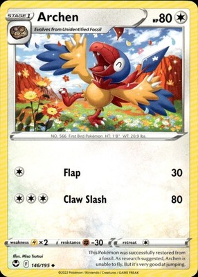 Archen 146/195 Silver Tempest Ungraded