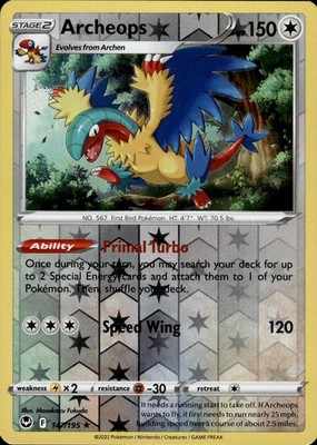 Archeops 147/195 Silver Tempest Ungraded