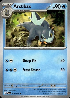 Arctibax 059/193 Paldea Evolved Ungraded