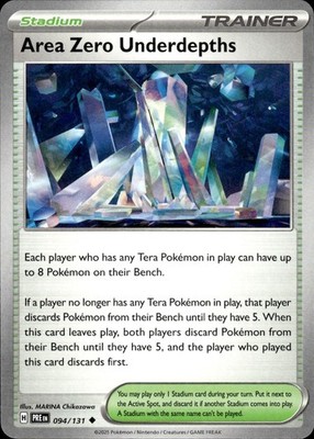 Area Zero Underdepths 094/131 Prismatic Evolutions Ungraded