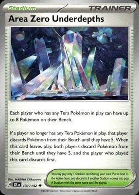 Area Zero Underdepths 131/142 Stellar Crown Ungraded