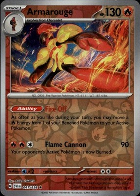 Armarouge 041/198 Scarlet & Violet Ungraded