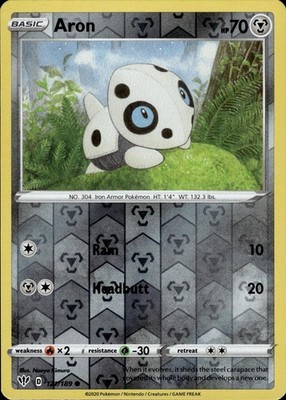 Aron 121/189 Darkness Ablaze Ungraded