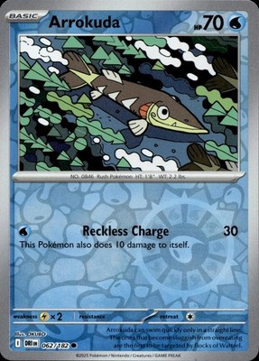 Arrokuda 062/182 Destined Rivals Ungraded