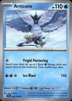 Articuno 032/159 Journey Together Ungraded
