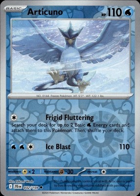 Articuno 032/159 Journey Together Ungraded