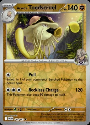 Arven's Toedscruel 110/182 Destined Rivals Ungraded