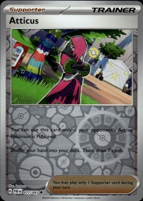 Atticus 077/091 Paldean Fates Ungraded