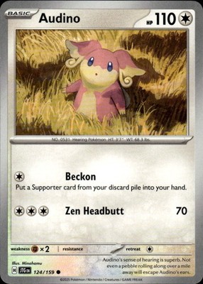 Audino 124/159 Journey Together Ungraded