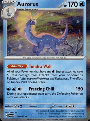 Aurorus 024/088 Perfect Order Ungraded
