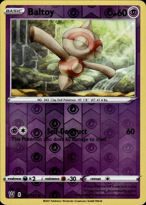 Baltoy 057/163 Battle Styles Ungraded