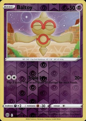 Baltoy 058/172 Brilliant Stars Ungraded