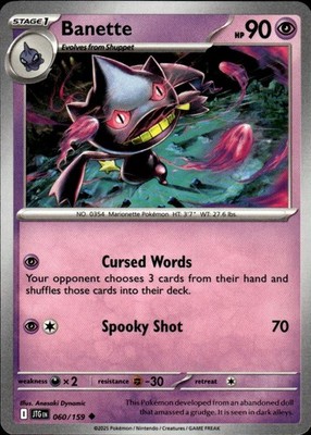 Banette 060/159 Journey Together Ungraded
