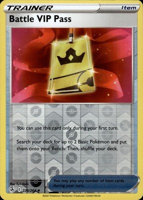 Battle VIP Pass 225/264 Fusion Strike Ungraded