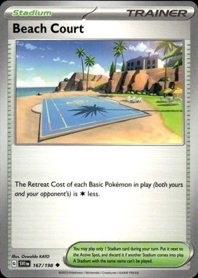 Beach Court 167/198 Scarlet & Violet Ungraded