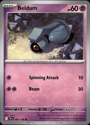 Beldum 061/159 Journey Together Ungraded