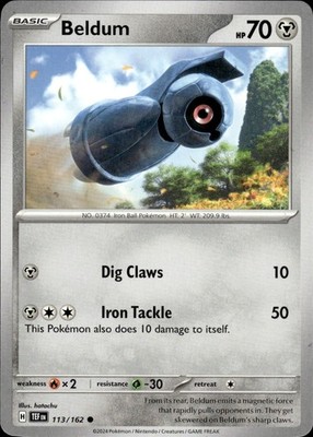 Beldum 113/162 Temporal Forces Ungraded