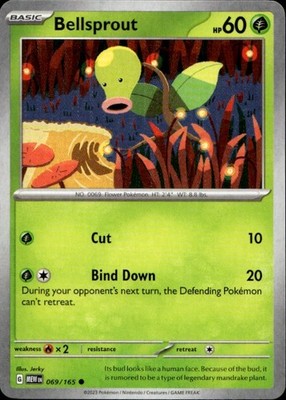Bellsprout 069/165 151 Ungraded