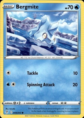 Bergmite 044/203 Evolving Skies Ungraded