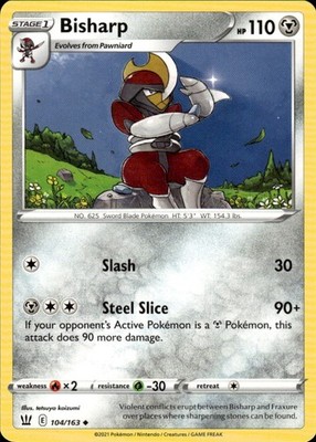 Bisharp 104/163 Battle Styles Ungraded