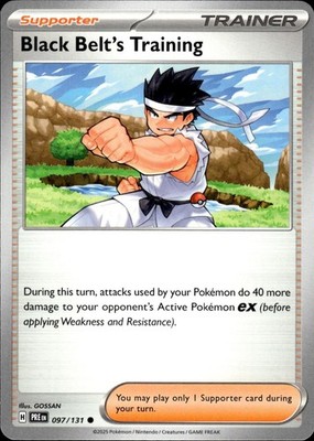 Black Belt's Training 097/131 Prismatic Evolutions Ungraded