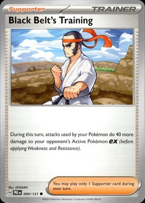 Black Belt's Training 099/131 Prismatic Evolutions Ungraded