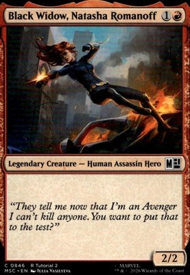 Black Widow, Natasha Romanoff (0846) 846 Commander: Marvel Super Heroes Ungraded