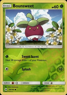 Bounsweet 18/149 SM Base Set Ungraded