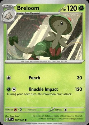 Breloom 007/162 Temporal Forces Ungraded