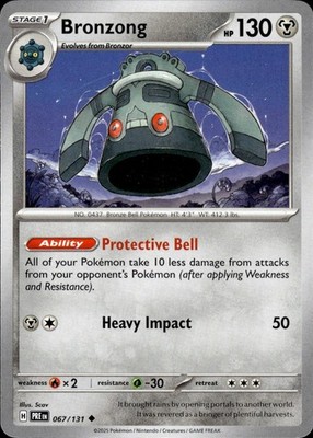 Bronzong 067/131 Prismatic Evolutions Ungraded