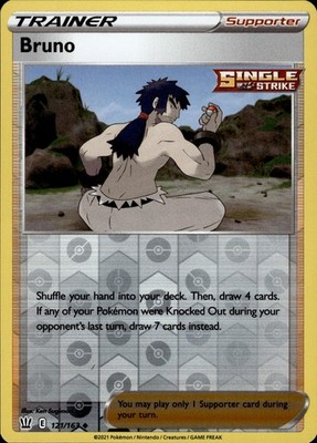Bruno 121/163 Battle Styles Ungraded