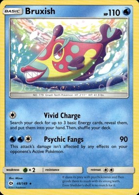Bruxish 48/149 SM Base Set Ungraded