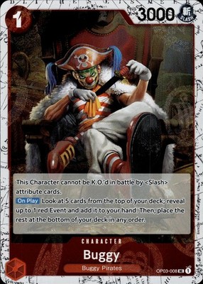 Buggy (Pirate Foil) OP03-008 Premium Booster -The Best- Vol. 2 Ungraded