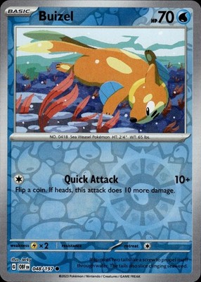 Buizel 048/197 Obsidian Flames Ungraded
